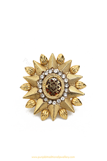 Antique Gold Finished Ring By PTJ